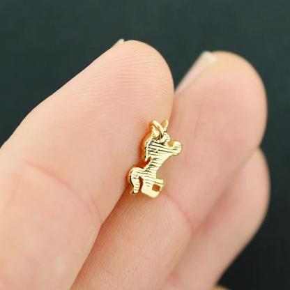 Unicorn Gold Tone Charm - GC1362