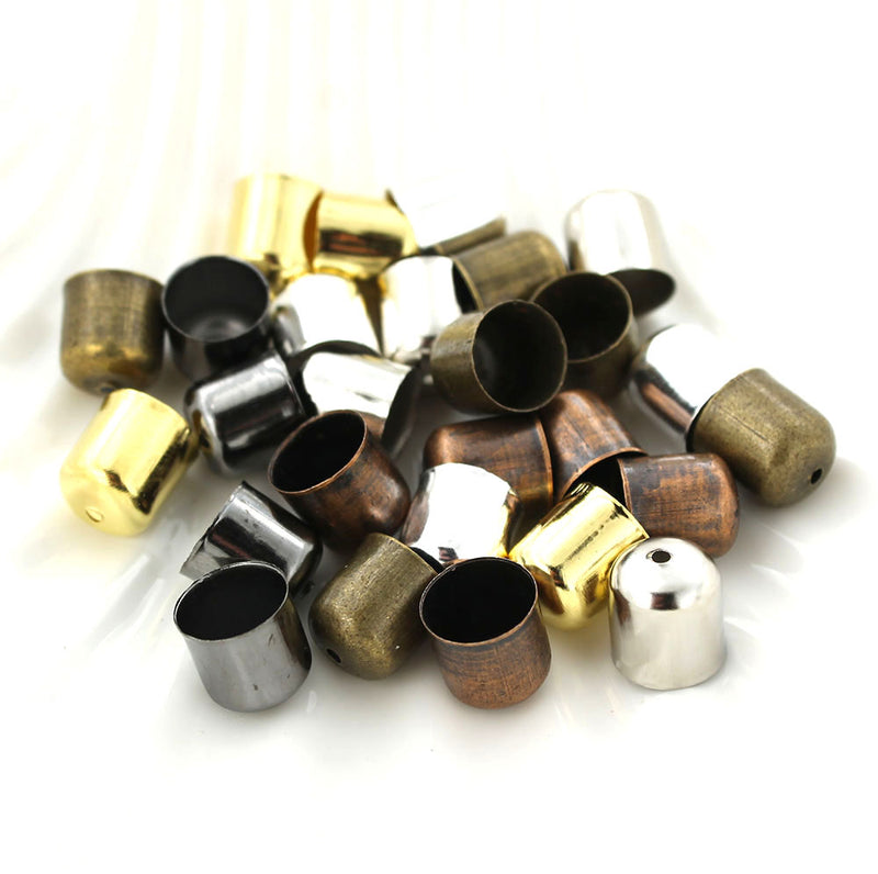 Extrémités de cordon tons assortis - 11 mm x 10 mm - 12 pièces - FD400