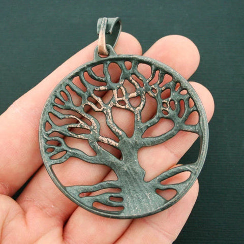 Tree of Life Antique Copper Tone Charm - BC1672