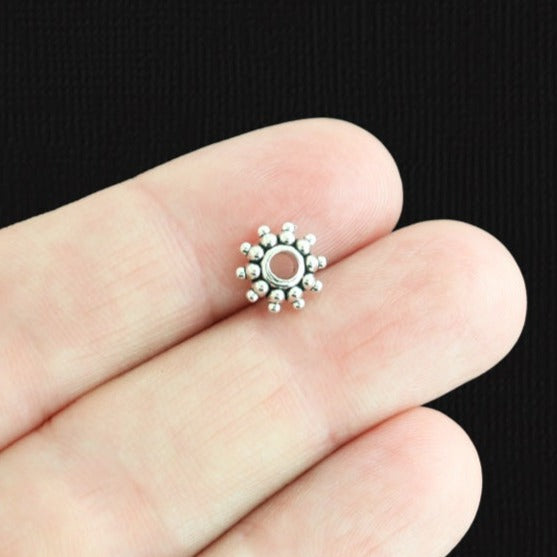 Diaasy Spacer Beads 9mm - Ton argent antique - 50 Perles - SC7741