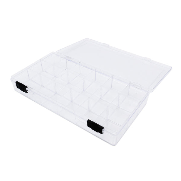 Contenant de rangement en plastique - 18 compartiments - TL104