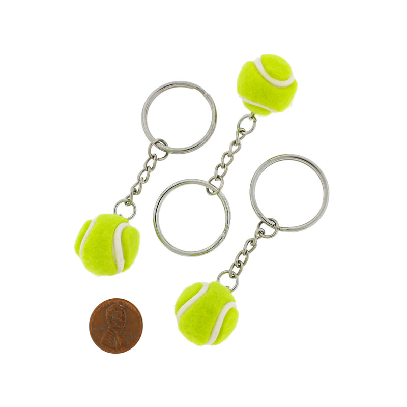 Tennis Ball Acrylic Charm 3D - K087