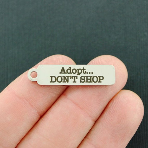 Adoptez les breloques en acier inoxydable - BFS015-7070