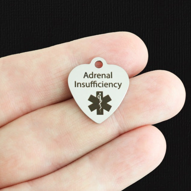 Adrenal Insufficiency Stainless Steel Charms - BFS011-7916