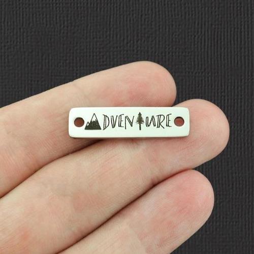 Adventure Stainless Steel Connector Charms - BFS016-7198