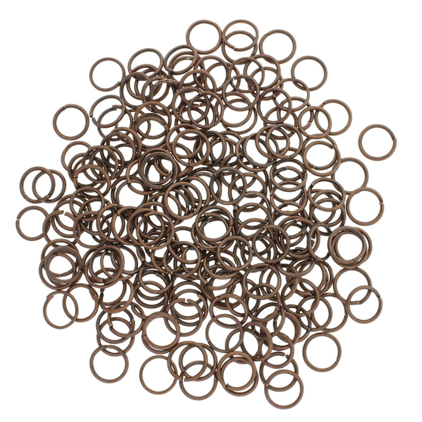 Antique Copper Tone Jump Rings 8mm x 1mm - Open 18 Gauge - 1000 Rings - J274