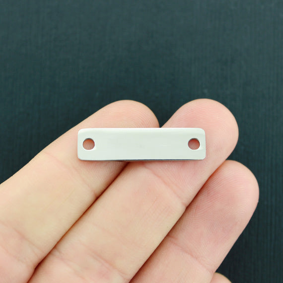 Letter Z Initial Stainless Steel Connector Charms - BFS016-7456