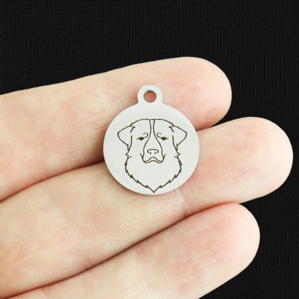 Bernese Mountain Dog Stainless Steel Charms - BFS001-7944