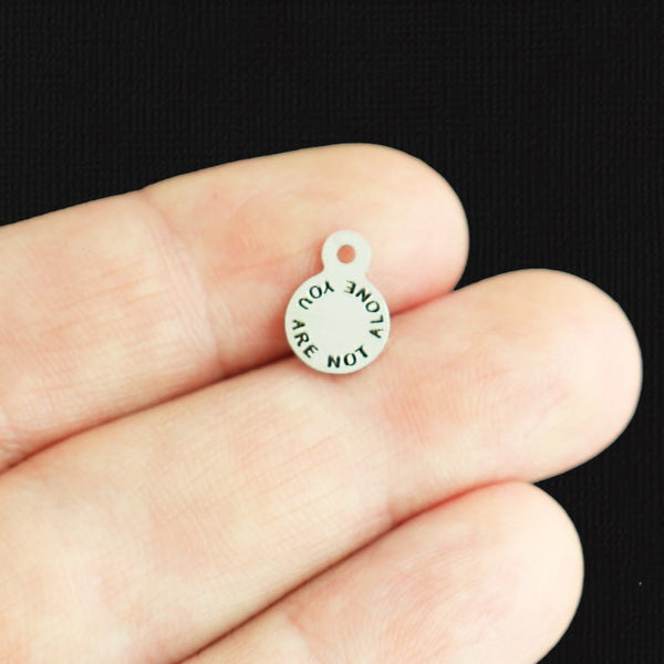 You Are Not Alone Acier Inoxydable 8mm Boucle Charms - BFS004-8023