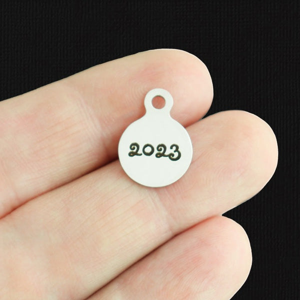 2023 Stainless Steel 13mm Loop Charms - BFS008-8060