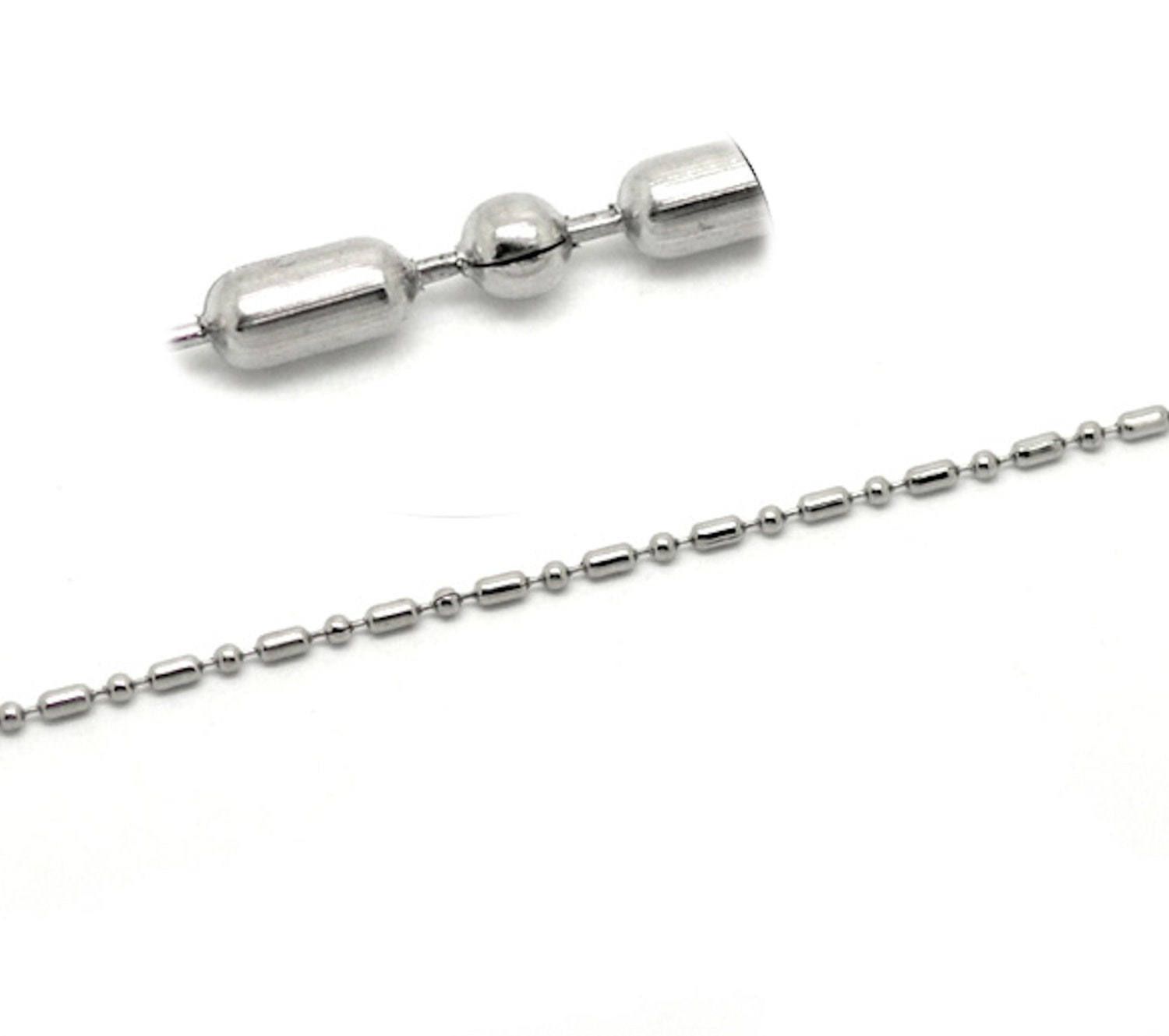 BULK Stainless Steel Ball Chain 32ft - 2.4mm -  FD092
