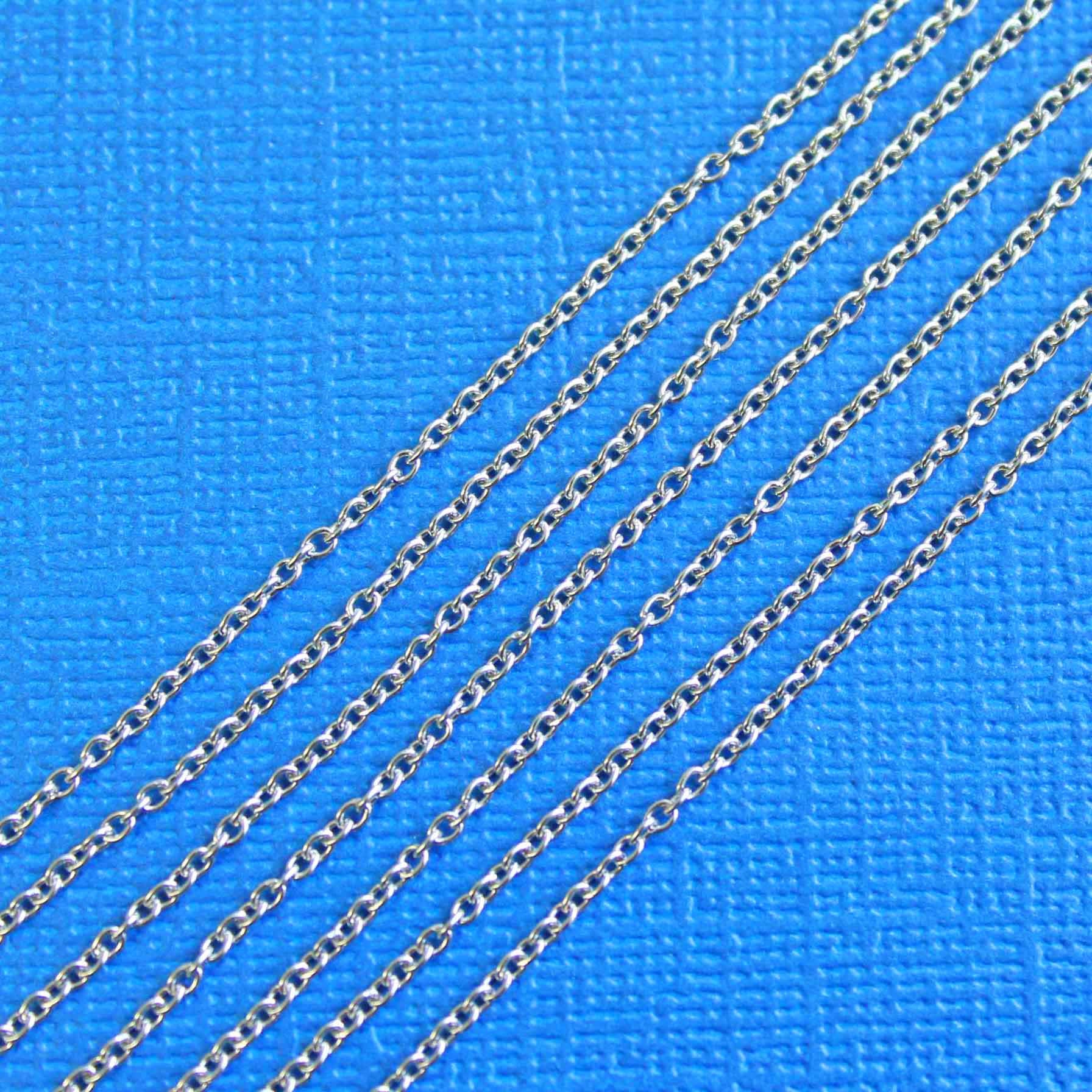 BULK Stainless Steel Cable Chain 1 Meter - 3.25Ft - 1.5mm - FD340