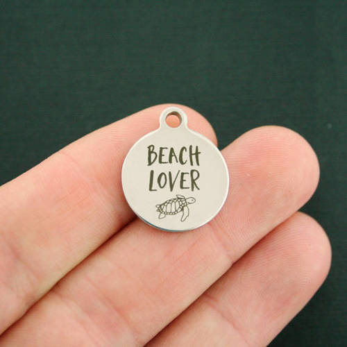 Beach Lover Stainless Steel Charms - BFS001-1278