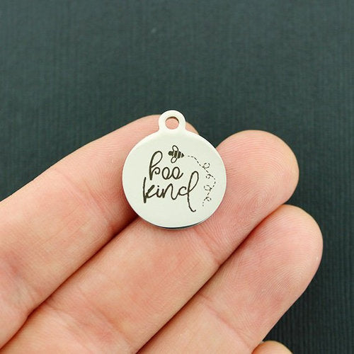 Bee Kind Stainless Steel Charms - BFS001-4647