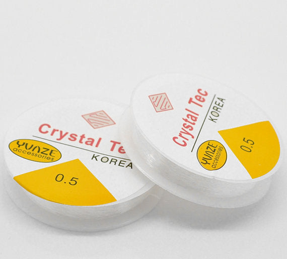 Élastique transparent pour perles en vrac 32 pieds - 1 mm - Z175