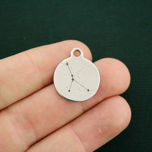 Cancer Constellation Stainless Steel Charms - BFS001-2953