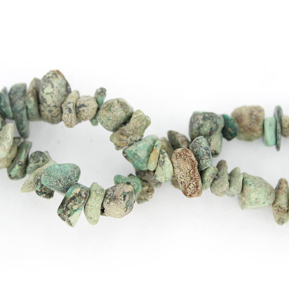 Chip Natural Howlite Beads 1mm - 12mm - Soft Green Earth Tones - 100 Beads - BD662