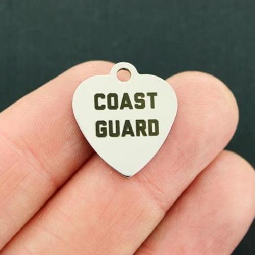 Coast Guard Stainless Steel Charms - BFS011-2674
