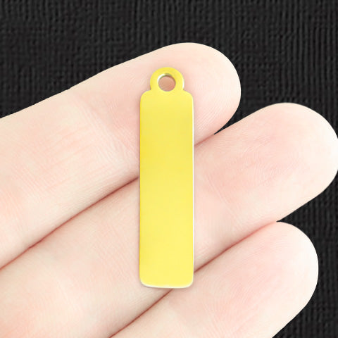 Custom Stainless Steel Drop Pendant - Personalized