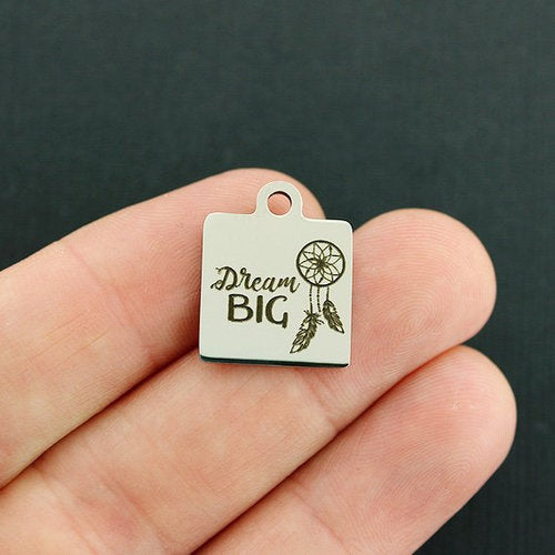 Dream Big Stainless Steel Charms - BFS013-4211