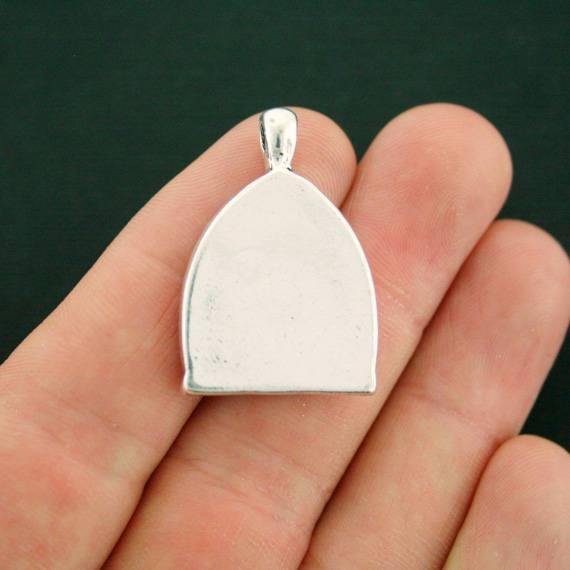 Fairy Door Locket Antique Silver Tone Charms - SC7297