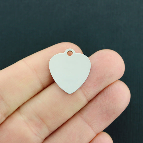 Father Stainless Steel Charms - you have left my life but you will never leave my heart - BFS011-4984