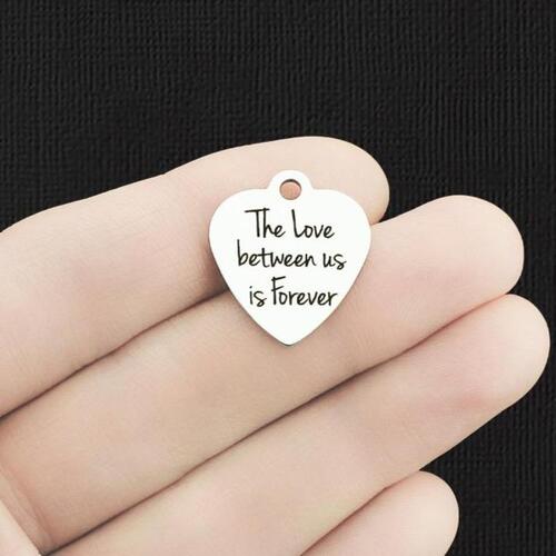 Forever Stainless Steel Charms - The love between us is - BFS011-2808