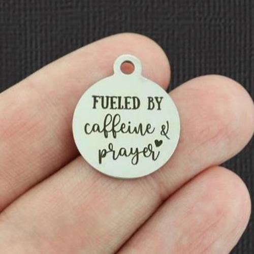 Fueled Stainless Steel Charms - by caffeine & prayer - BFS001-5282