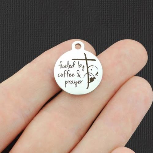 Fueled Stainless Steel Charms - by coffee and prayer - BFS001-5021