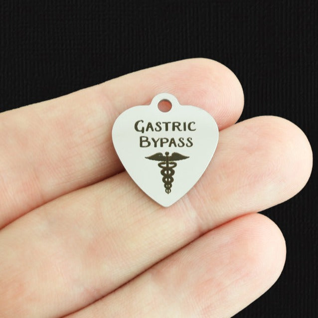 Gastric Bypass Stainless Steel Charms - BFS011-7908