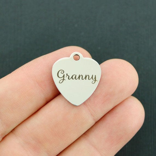 Granny Stainless Steel Charms - BFS011-3653