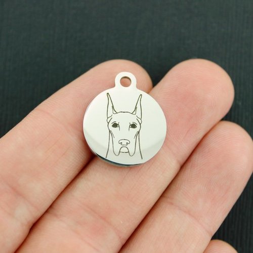 Great Dane Stainless Steel Charms - BFS001-3862