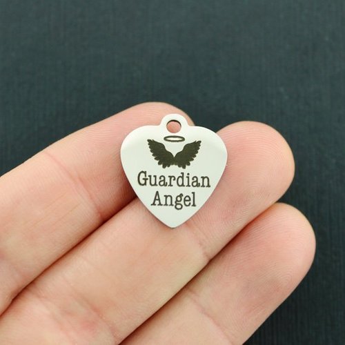 Guardian Angel Stainless Steel Charms - BFS011-2307