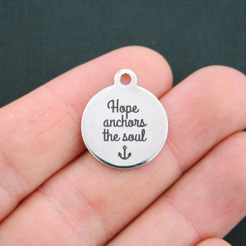 Hope Stainless Steel Charms - Anchors the Soul - BFS001-0661