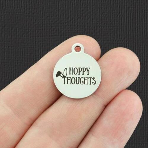 Hoppy Thoughts Stainless Steel Charms - BFS001-5195