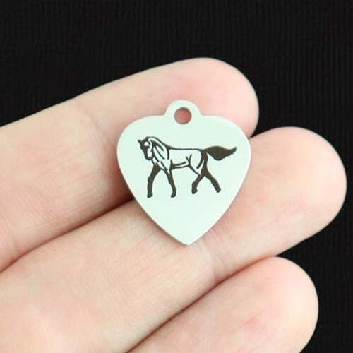 Horse Stainless Steel Charms - BFS011-6809