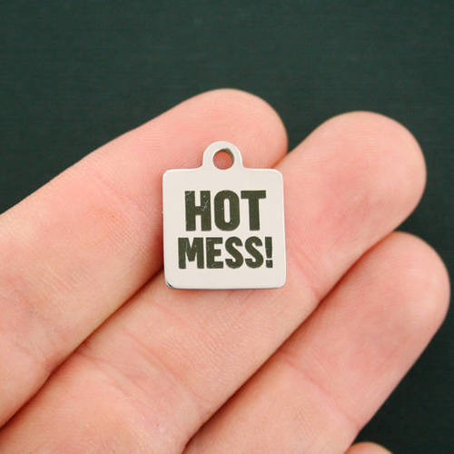 Hot Mess Stainless Steel Charms - BFS013-1963