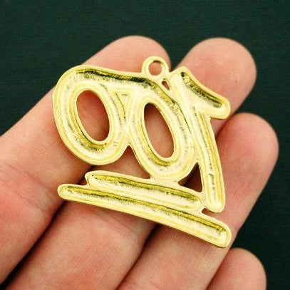 Hundred Gold Tone Charm - GC1079