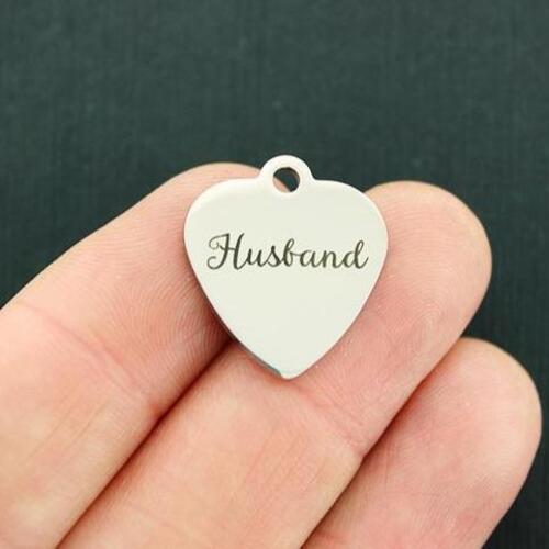Husband Stainless Steel Charms - BFS011-3002