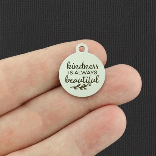 Kindness Stainless Steel Charms - is always beautiful - BFS001-5542