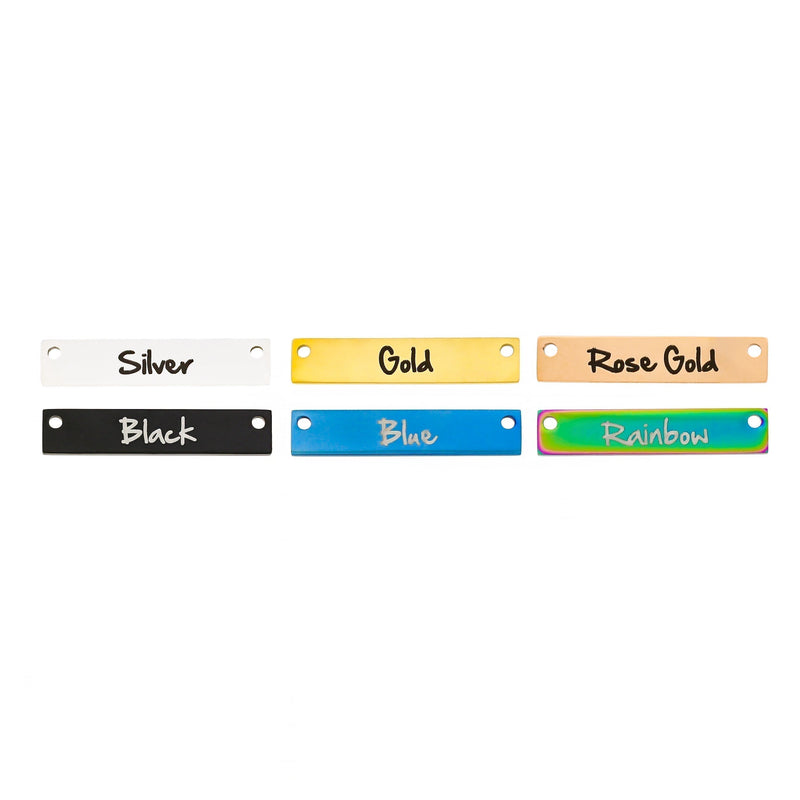 Best Friends Morse Code Stainless Steel Connector Charms - BFS017-7887