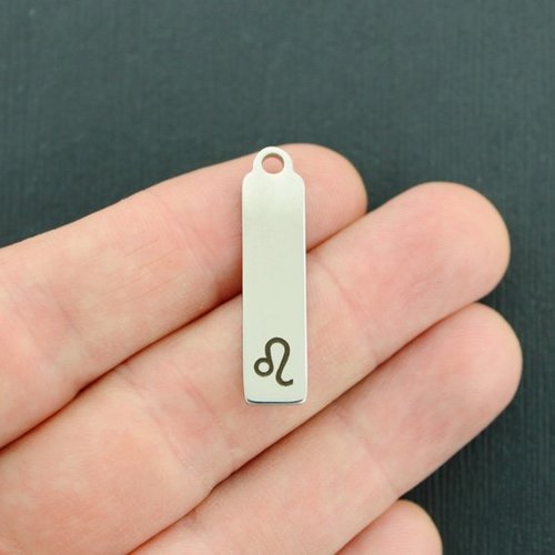 Leo Zodiac Stainless Steel Charms - BFS015-7038