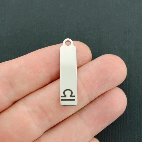 Libra Zodiac Stainless Steel Charms - BFS015-7034