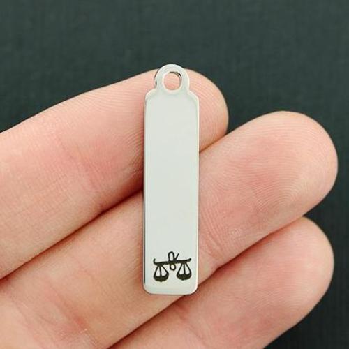 Libra Zodiac Stainless Steel Charms - BFS015-7097