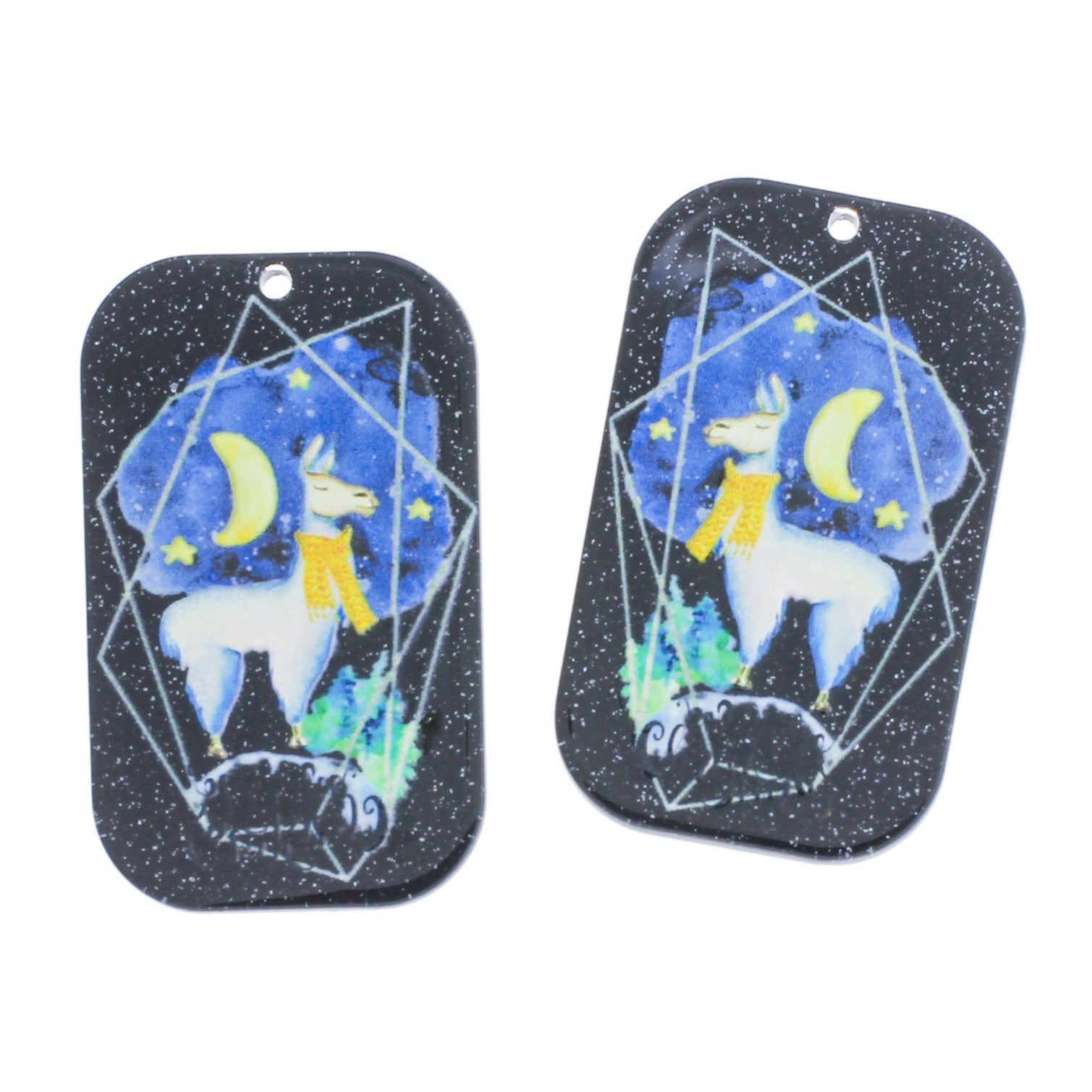 Llama Acrylic Charm - K049