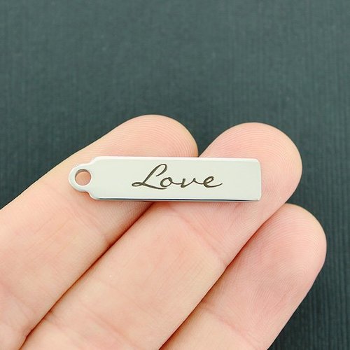 Love Stainless Steel Charms - BFS015-7042