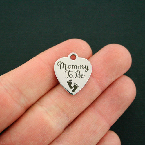 Mommy to Be Stainless Steel Charms - BFS011-1130