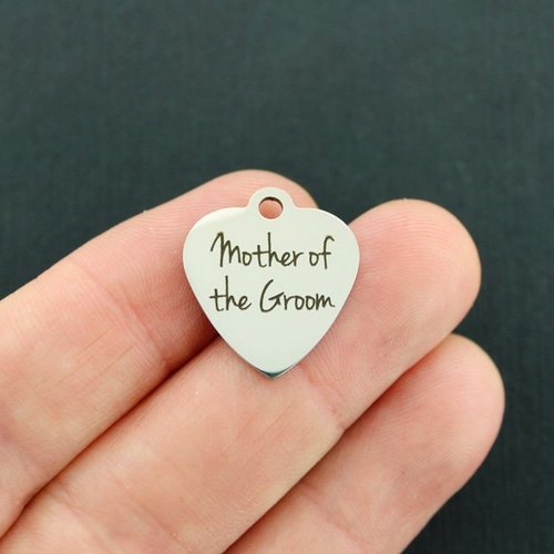 Mother of the Groom Stainless Steel Charms - BFS011-2298