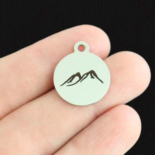Mountain Stainless Steel Charms - BFS001-6788