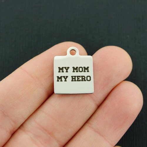 My Mom Stainless Steel Charms - My Hero - BFS013-2290